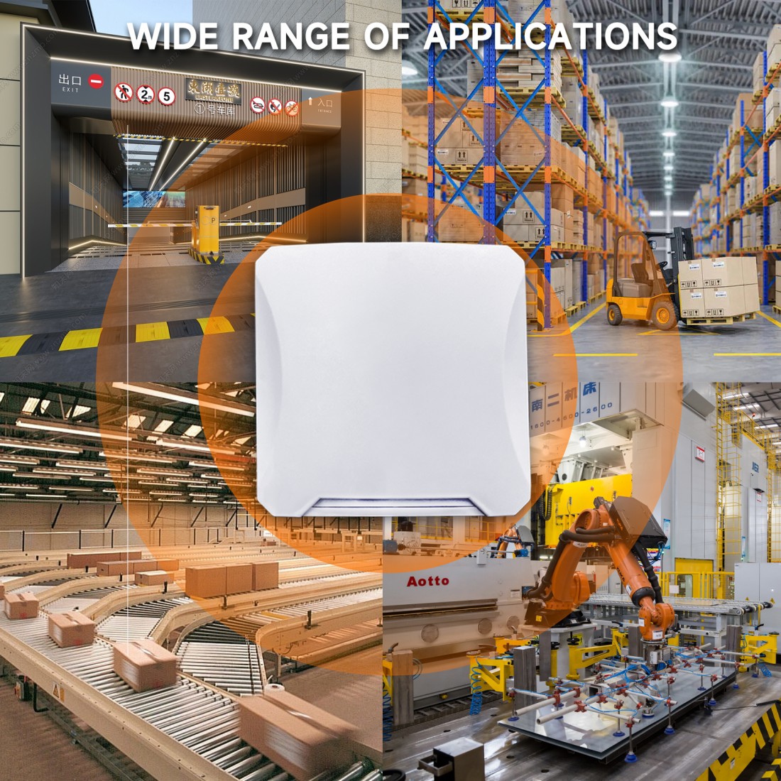 What is the difference between RFID active reader and RFID passive reader?