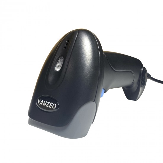 YANZEO S100 Wired 2D Barcode Scanner, Handheld USB Barcode Reader, QR Bar Code Scanner Automatic UPC PDF417 Data Matrix Bar Code Reader for Store, Warehouse, Supermarket