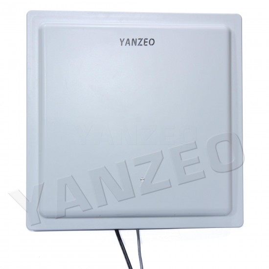 Yanzeo SI802 UHF RFID Reader 15-30m Long Range IP67 RJ45 Network RS232/485 /Wiegand 12dbi Antenna UHF Integrated Reader