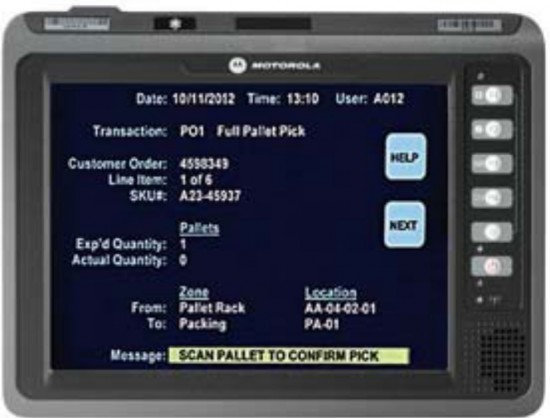 Motorola VC70N0-MA0U702G7WR  Wireless Windows Touchscreen Bluetooth Wi-Fi Data Terminal