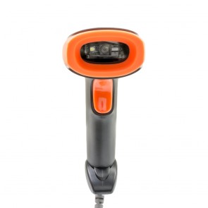 Yanzeo C2000 2D Barcode Scanner USB Wired Handheld High Speed QR Code Reader Compatible for Windows/Mac Square POS System it scans 1D barcode/2D Code on PC and Phone Screen