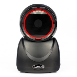 Yanzeo Desktop Barcode Scanner USB Wired High Speed 1D/2D Hands-Free Barcode Reader with Adjustable QR Platform Scanner