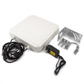 R784 UHF RFID Reader 6m Long Range RJ45 USB RS232/RS485/Wiegand Output Outdoor IP67 9dbi Antenna Integrated UHF Reader