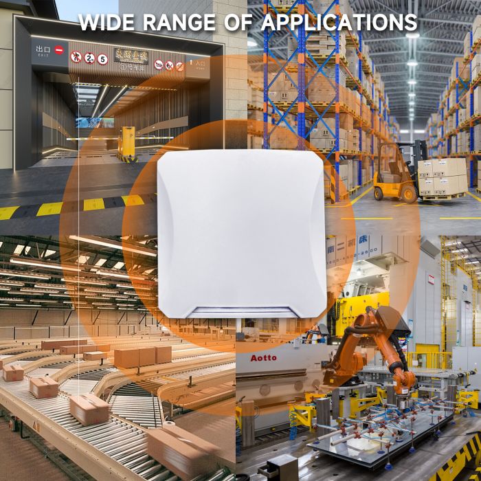 YANZEO SA810 UHF RFID Reader, Circular Polarize Antenna Long Range