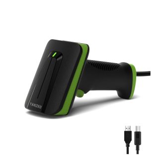YANZEO SC2380 USB 2D Barcode Scanner, Wired Handheld Bar Code Scanner, Plug&Play Automatic QR Code Scanner, Fast and Accurate Barcode Reader for Windows, Linux, and Android System