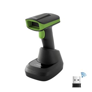 YANZEO SC2388 Wireless 2D Barcode Scanner with Smart Charging Base, 3-in-1 Handheld Scanner with Bluetooth 2.4G Wireless & USB Wired 1D 2D QR Handheld Image Barcode Reader