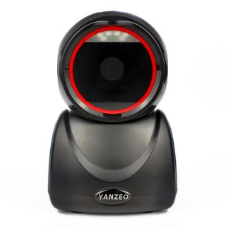 Yanzeo YS890 Desktop Barcode Scanner USB Wired High Speed 1D/2D Hands-Free Barcode Reader with Adjustable QR Platform Scanner