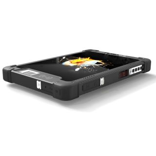 Yanzeo HR818 8inch Wateroroof Tablet Computer with NFC 2D Barcode UHF RFID Temperature Fingerprint Scanner Rugged Tablet PC