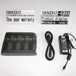 SAC4000-4000CR 4-Slot Battery Charger Cradle for Symbol Motorola WT4000 WT41N0 WT4090 with AC Adapter